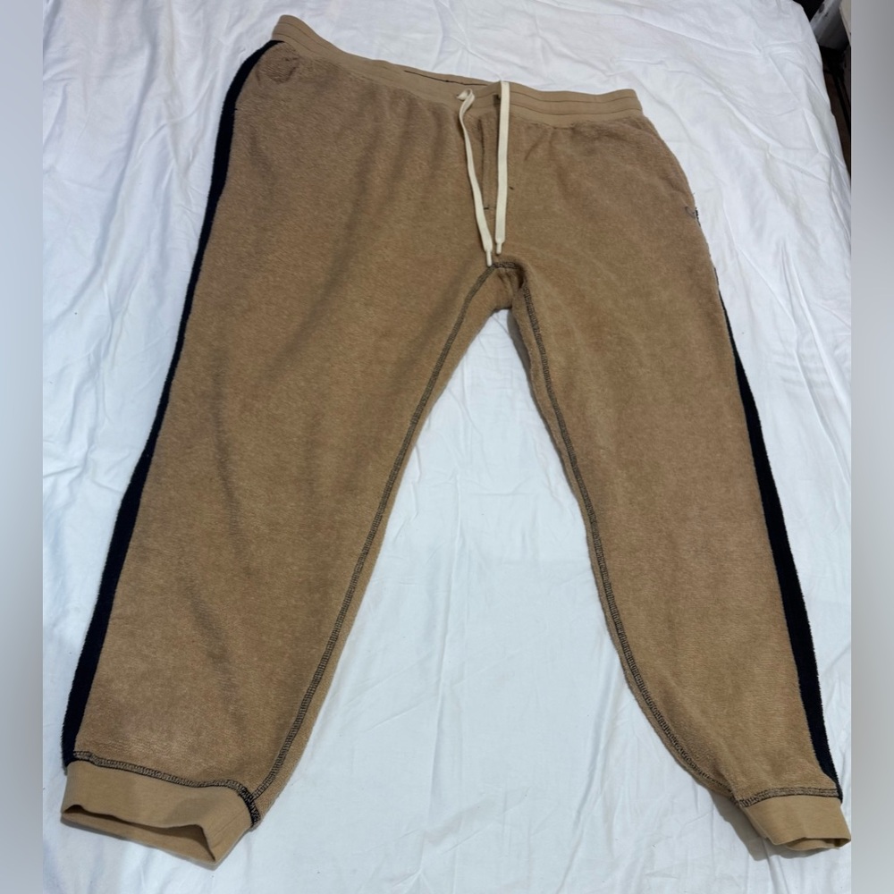 Outerknown Beige and Black Joggers